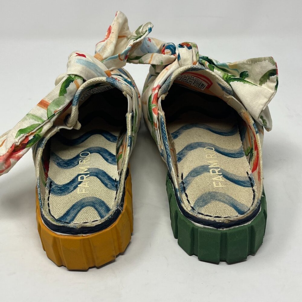 FARM Rio Multicolor Mules with Bow - Picture 5 of 14